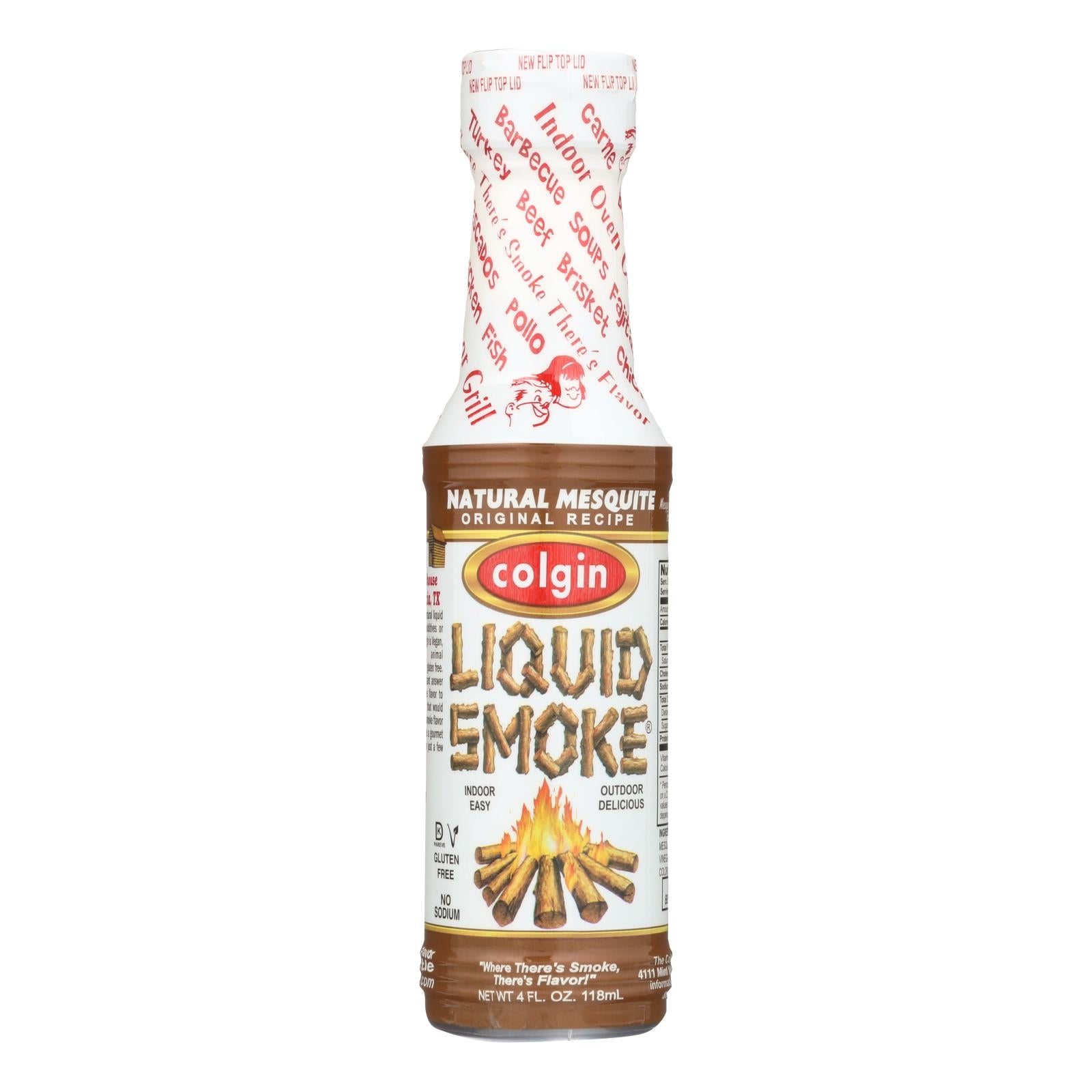 Colgin - Liquid Smoke Mesquite - Case of 6-4 Fluid Ounce