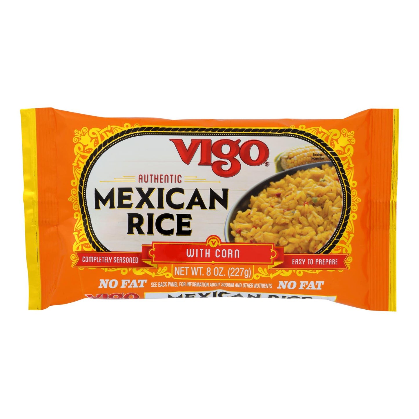 Vigo Mexican Rice - Case of 12 - 8 Ounce.