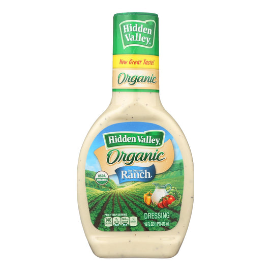 Hidden Valley Organic Ranch - Original - Case of 6 - 16 Fl Ounce.