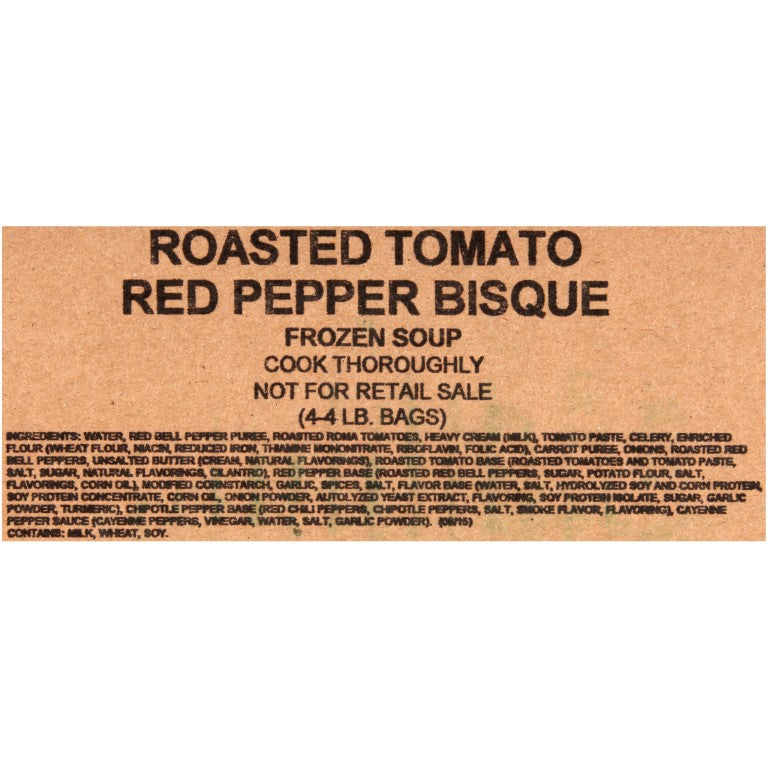 HEINZ TRUESOUPS Roasted Tomato Pepper Bisque Soup 4 lb. Bag 4 Per Case