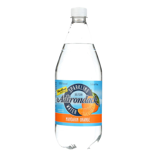 Naturals Adirondack Seltzer - Mandarin Orange - Case of 12 - 33.8 Fl Ounce.