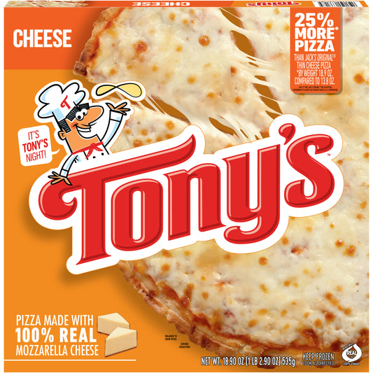 Tony's™ Pizza Cheese 18.9 Ounce Size - 16 Per Case.