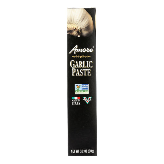 Amore - Garlic Paste - Case of 12 - 3.15 Ounce.