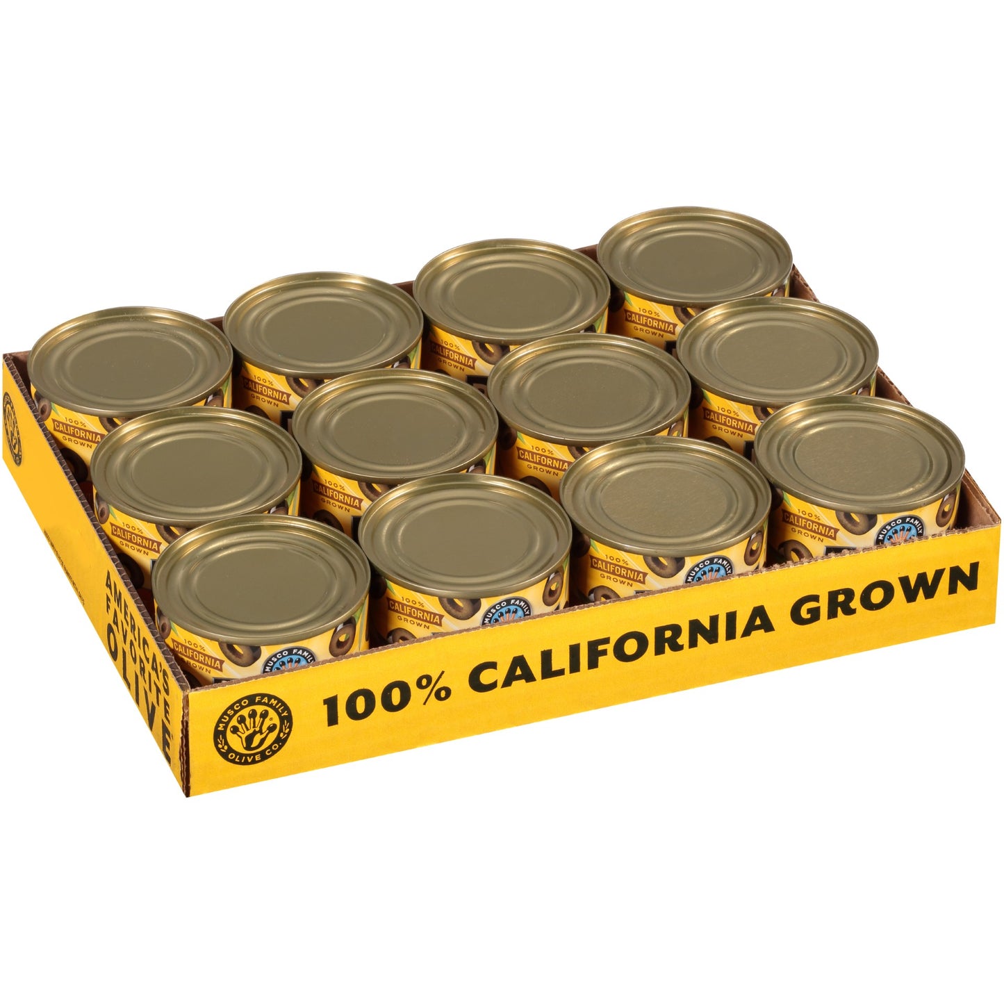 Sliced Black Ripe Olives 2.25 Ounce Size - 12 Per Case.