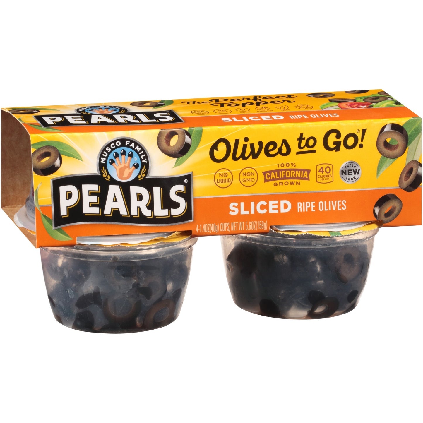 Olives Cup Black Sliced 5.6 Ounce Size - 6 Per Case.