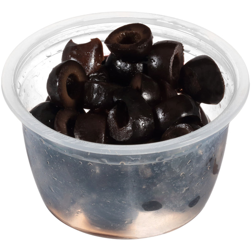 Olives Cup Black Sliced 5.6 Ounce Size - 6 Per Case.