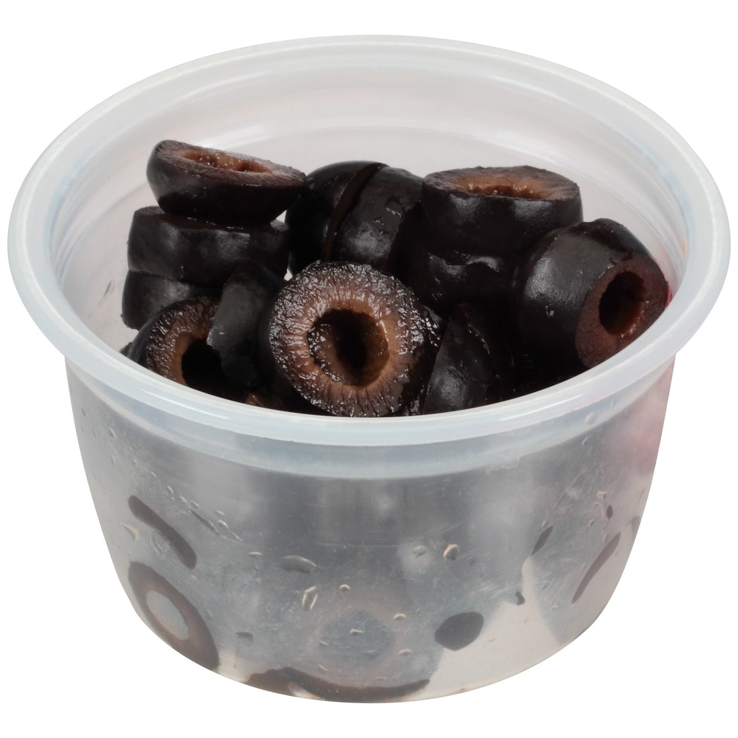 Olives Cup Black Sliced 5.6 Ounce Size - 6 Per Case.