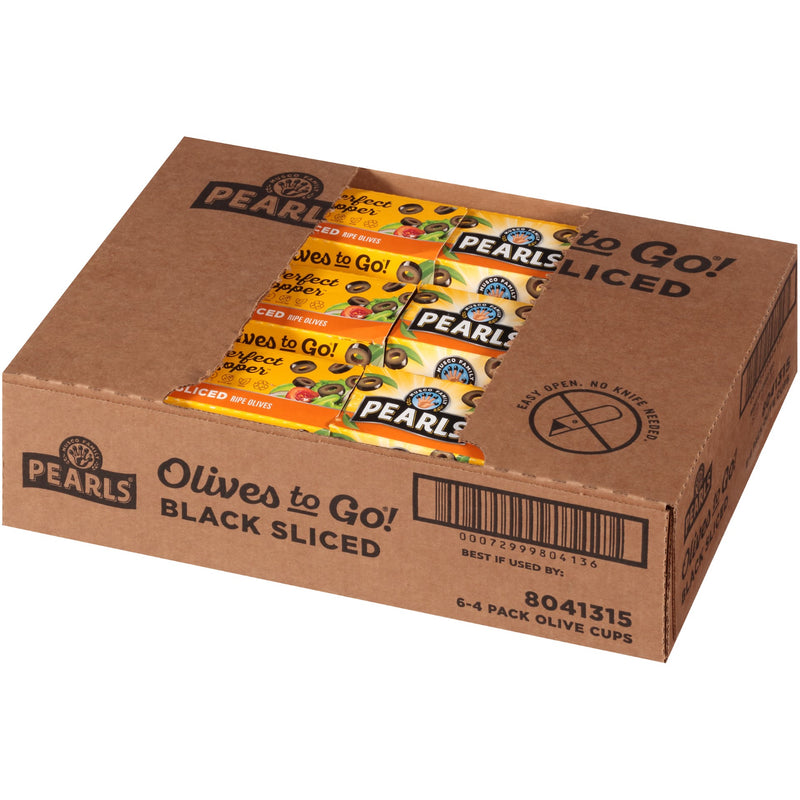 Olives Cup Black Sliced 5.6 Ounce Size - 6 Per Case.