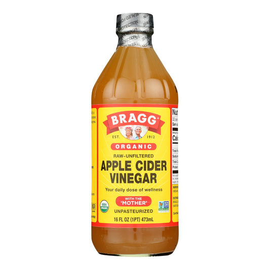 Bragg - Apple Cider Vinegar - Organic - Raw - Unfiltered - 16 Ounce - case of 12