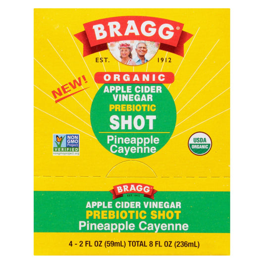 Bragg - Acv Shot Pineap Cayen - Case of 4-2 Fluid Ounce