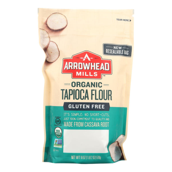 Arrowhead Mills - Organic Tapica Flour - Case of 6 - 18 Ounce.