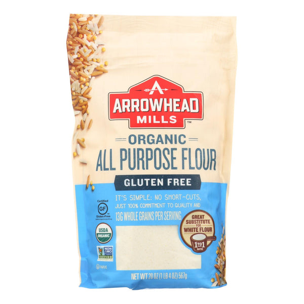 Arrowhead Mills - Organic Flour - All Purpose - Case of 6 - 20 Ounce