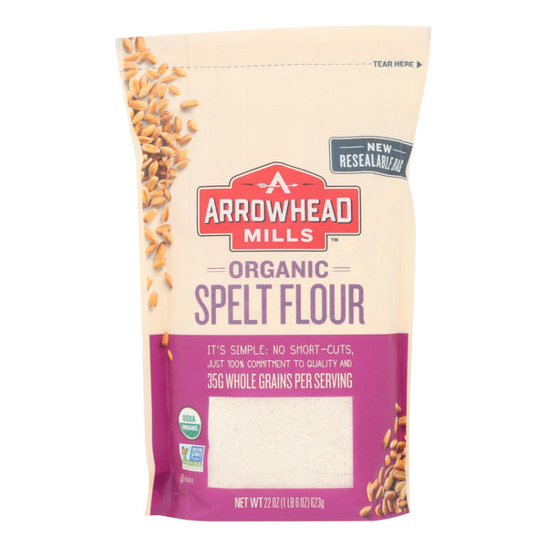 Arrowhead Mills - Organic Spelt Flour - Case of 6 - 22 Ounce.