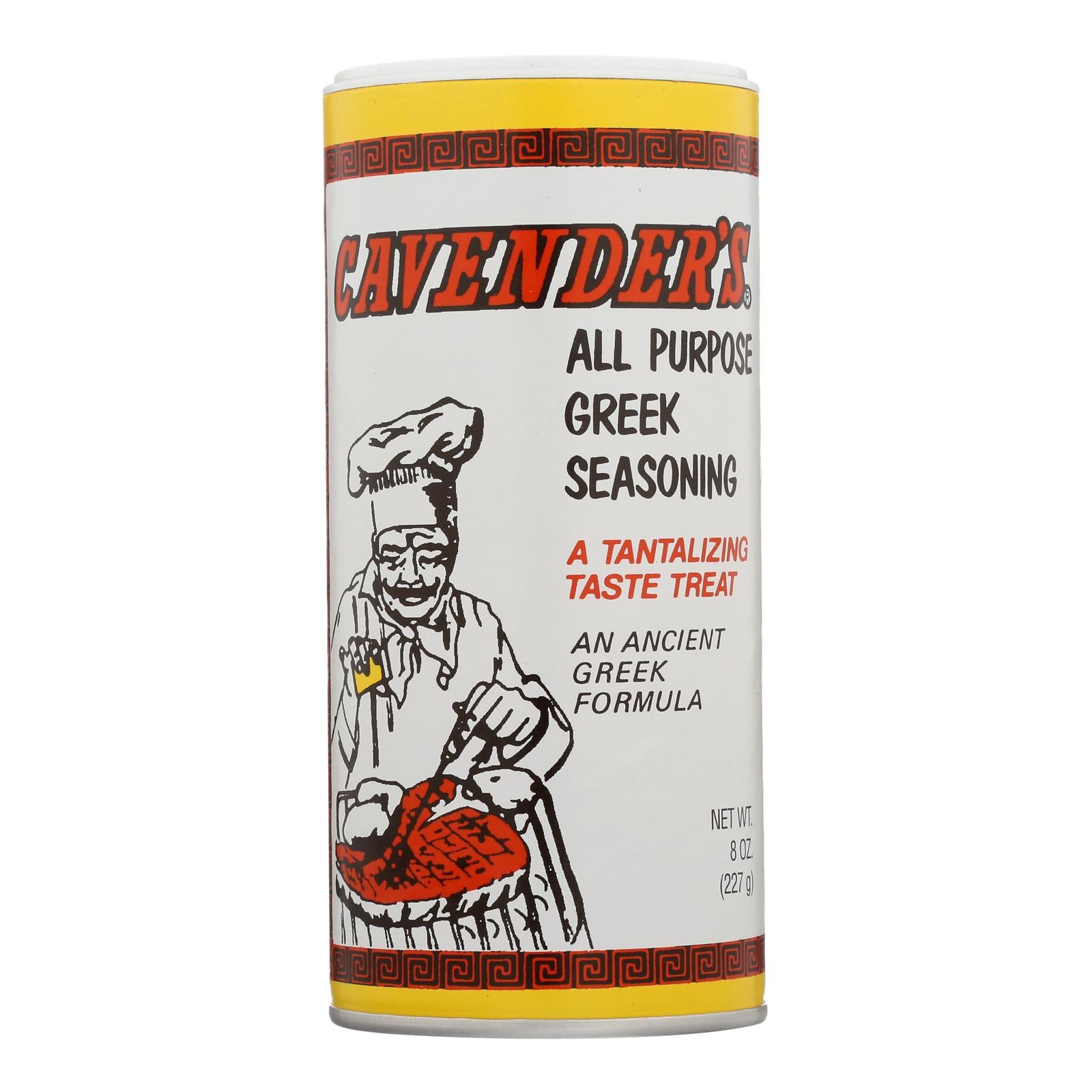Cavender's All Purpose Greek Seasoning  - Case of 6 - 8 Ounce