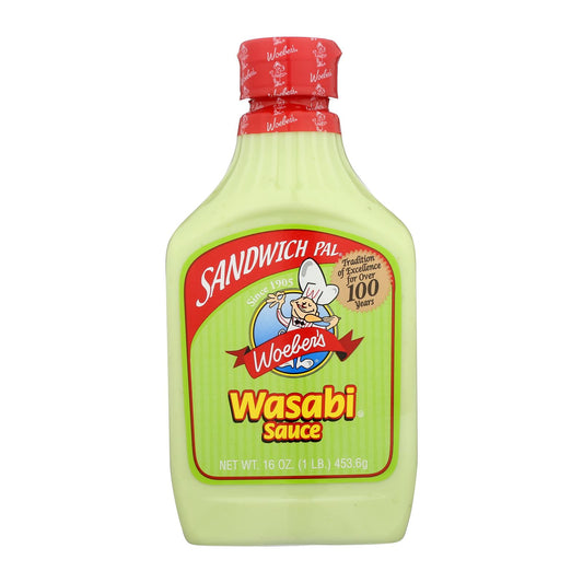 Woeber's Sauce - Wasabi - Case of 6 - 16 fl Ounce