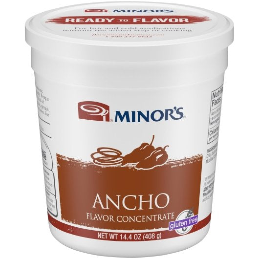 Minor's Gluten Free Ancho Flavor Concentrate, 14.4 Ounces, 6 per case