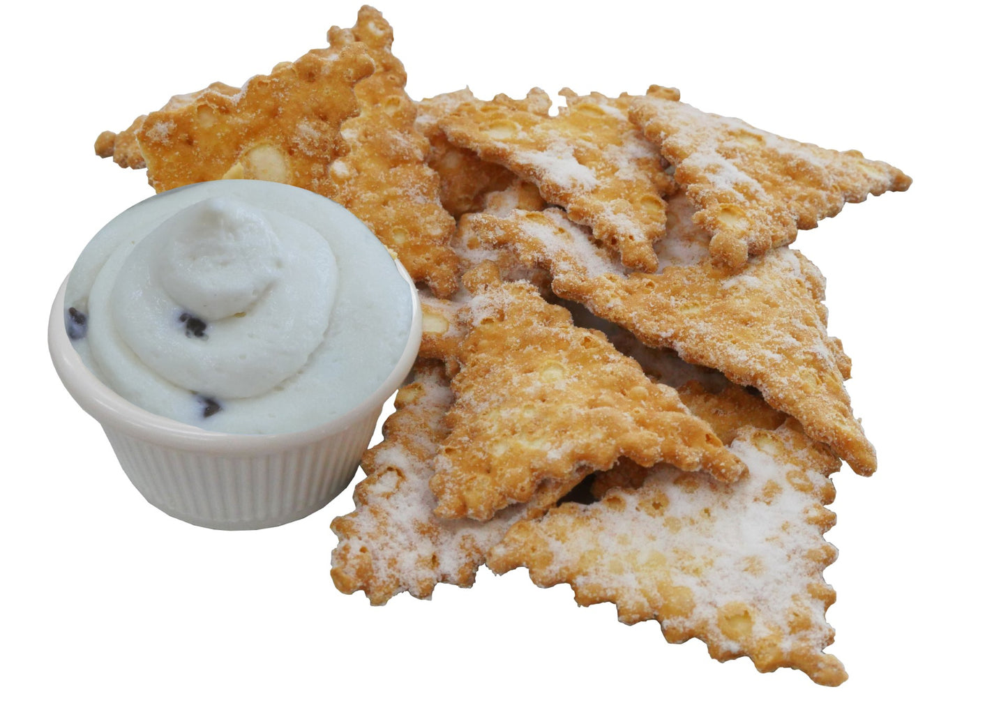 Seviroli Foods Sugar Dusted Cannoli Chips 1.5 Pound Each - 1 Per Case.