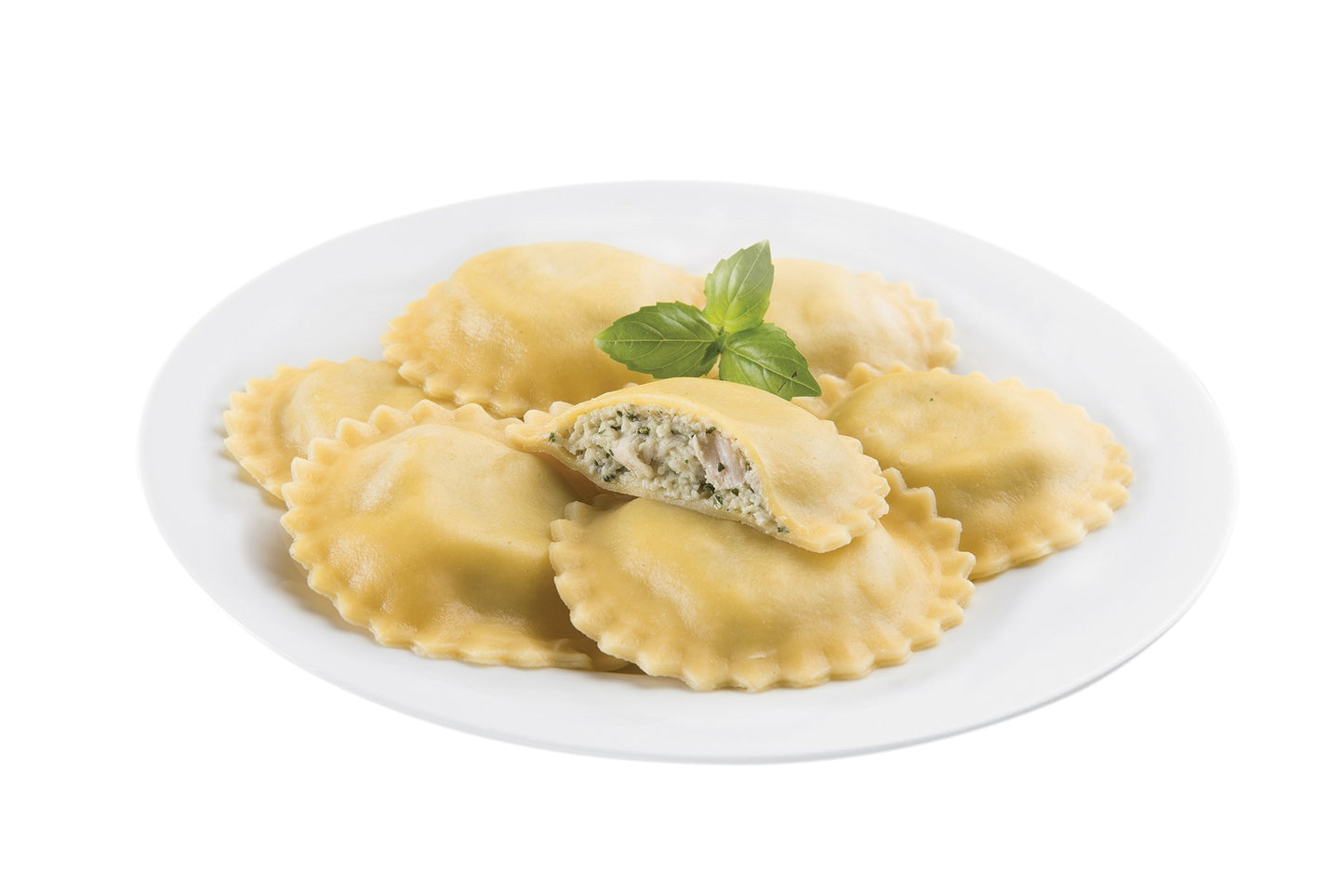 Seviroli Foods Pasta Large Round Chicken Pesto Ravioli 2.75 Pound Each - 2 Per Case.