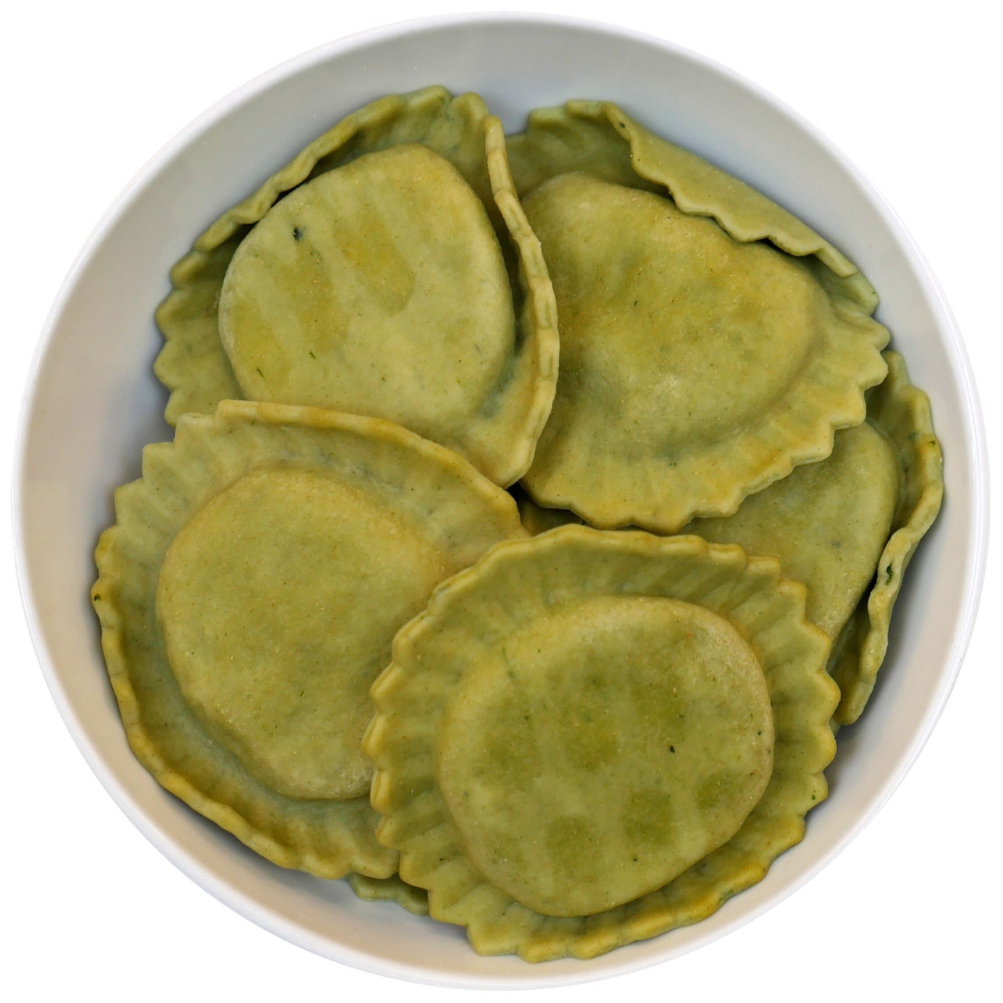 Seviroli Foods Pasta Large Round Spinach Cheese Ravioli 2.5 Pound Each - 2 Per Case.