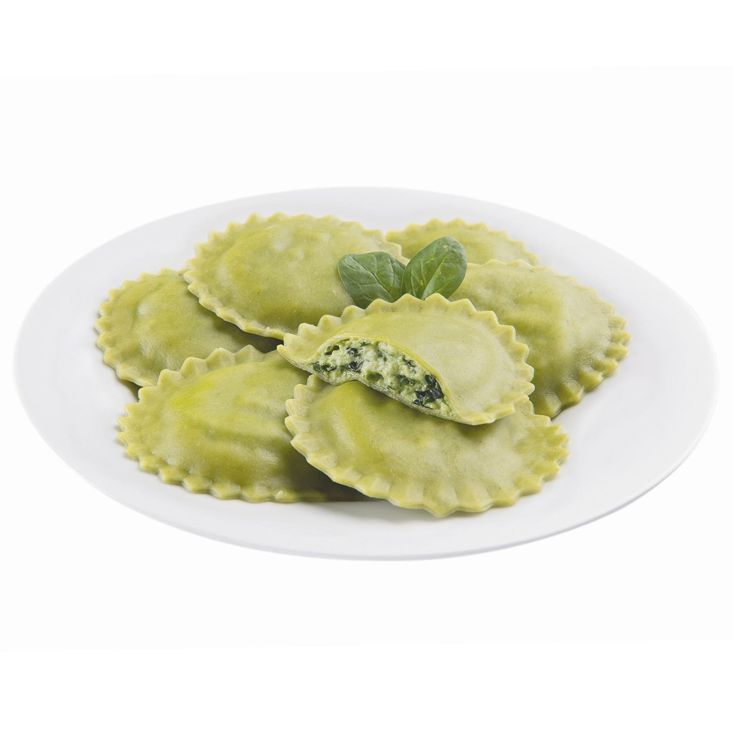 Seviroli Foods Pasta Large Round Spinach Cheese Ravioli 2.5 Pound Each - 2 Per Case.