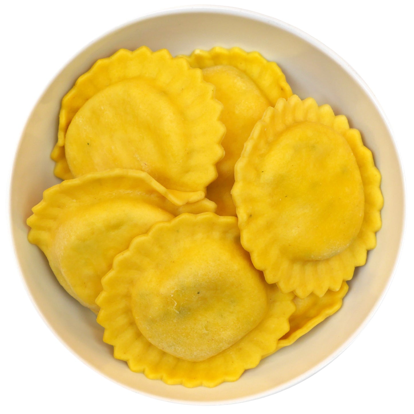 Seviroli Foods Pasta Large Round 4-Cheese Ravioli 5 Pound Each - 2 Per Case.