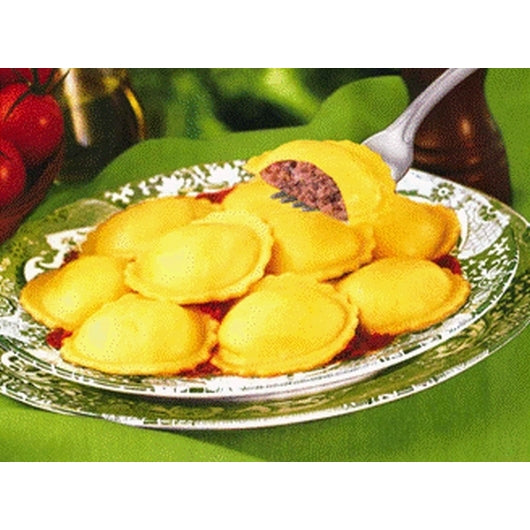 Seviroli Foods Pasta Large Round Beef Ravioli 5 Pound Each - 2 Per Case.
