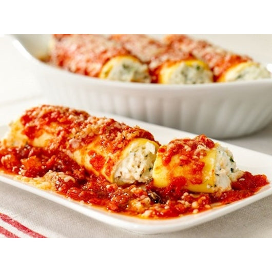 Seviroli Foods Pasta Cheese Manicotti 60 Count, 5 Pound Each - 2 Per Case.