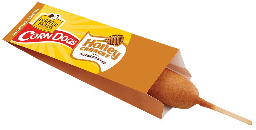 Foster Farms Chicken Corn Dogs W Bags 4.2 Ounce Size - 36 Per Case.