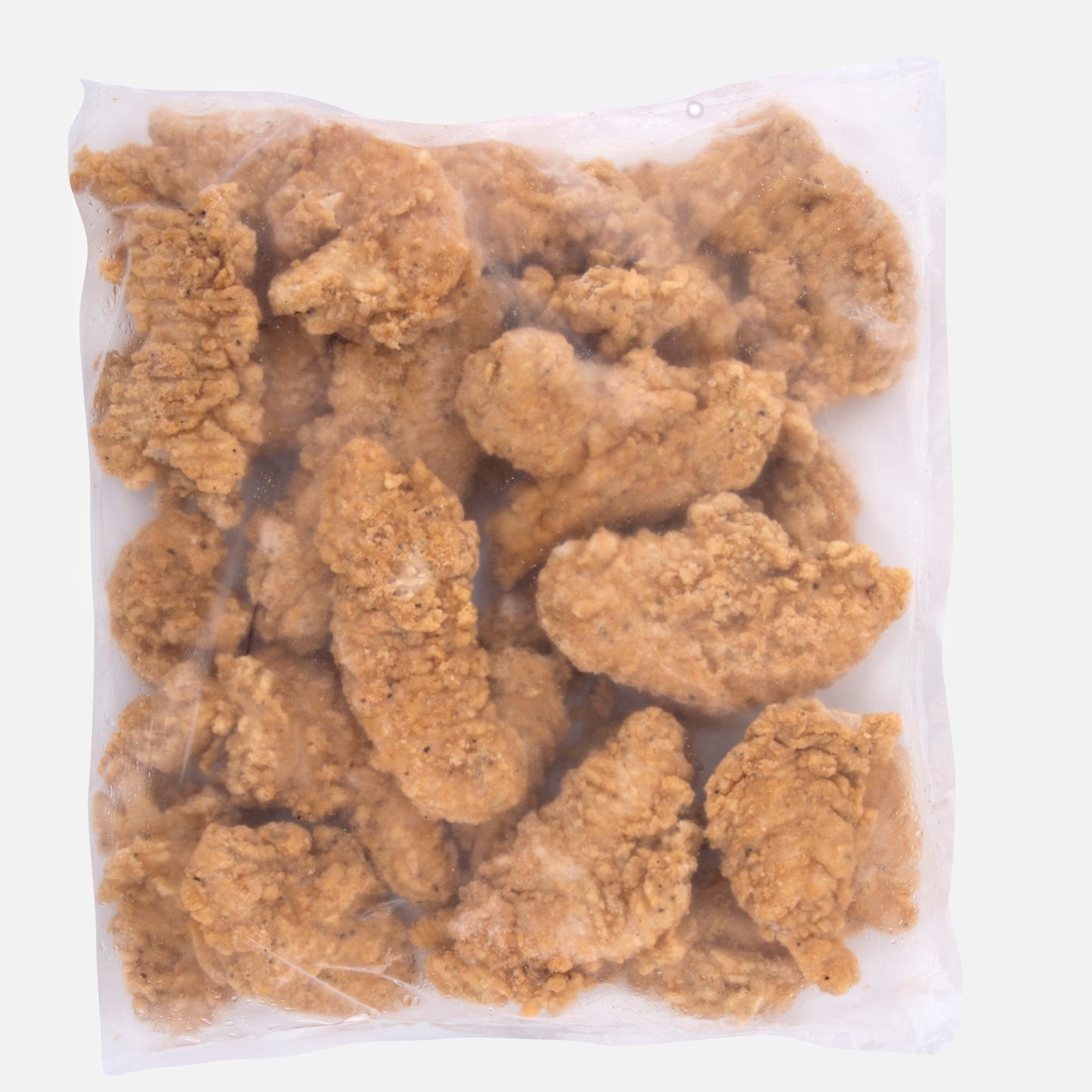 Fully Cooked Chicken Fritter Bags Per Shipper 4.5 Pound Each - 2 Per Case.