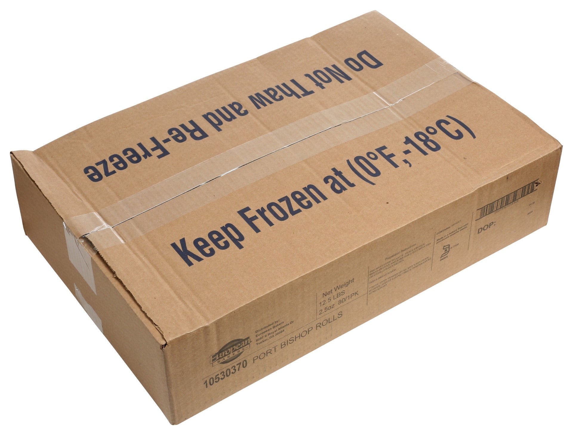 Small Bishop Roll Bulk Pack 2.5 Ounce Size - 80 Per Case.
