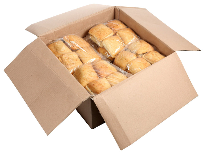 Bun Ciabatta "x'' Sliced Frozen 24 Ounce Size - 8 Per Case.