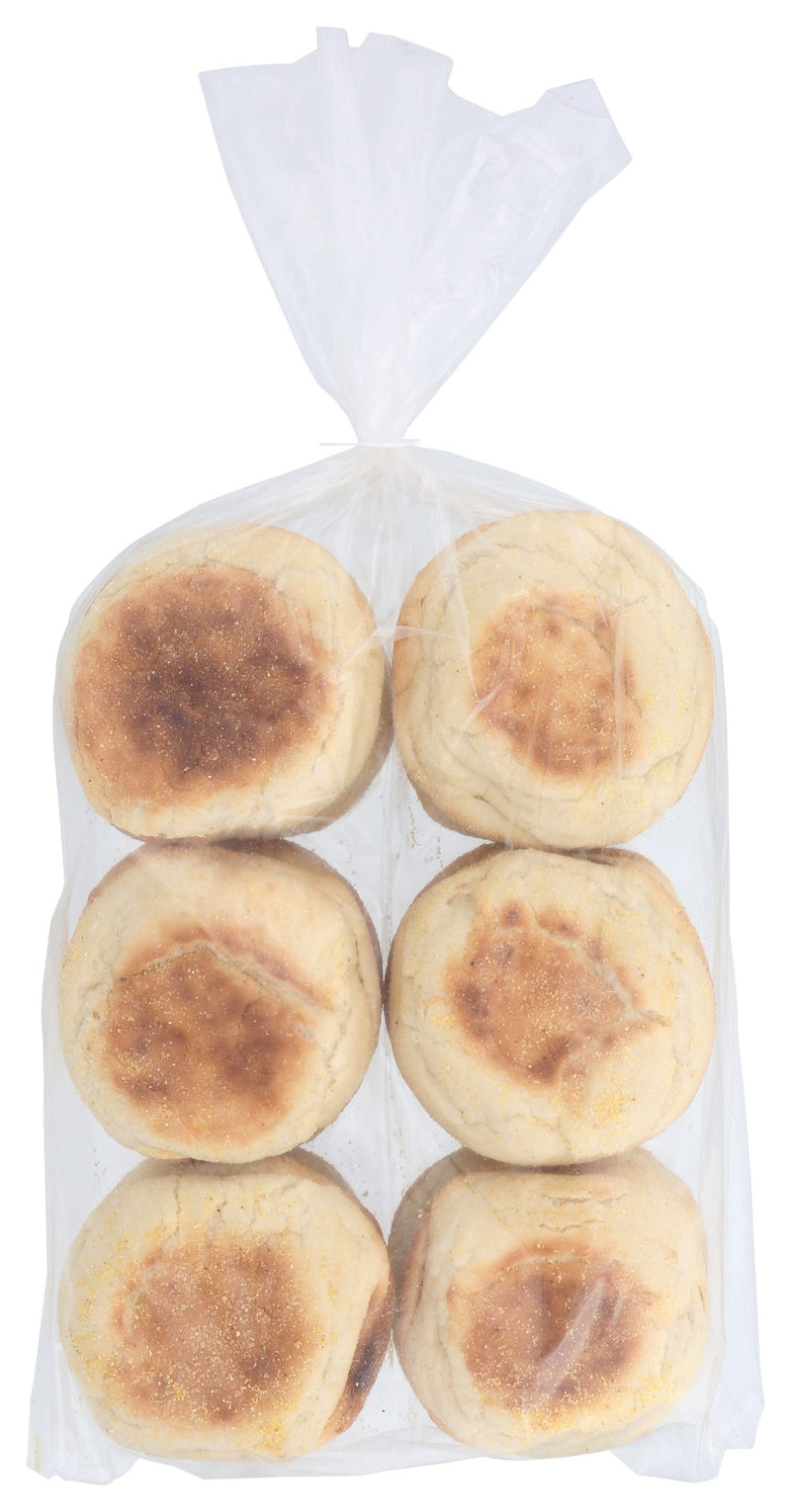 Fully Sliced Plain English Muffins 6 Each - 6 Per Case.