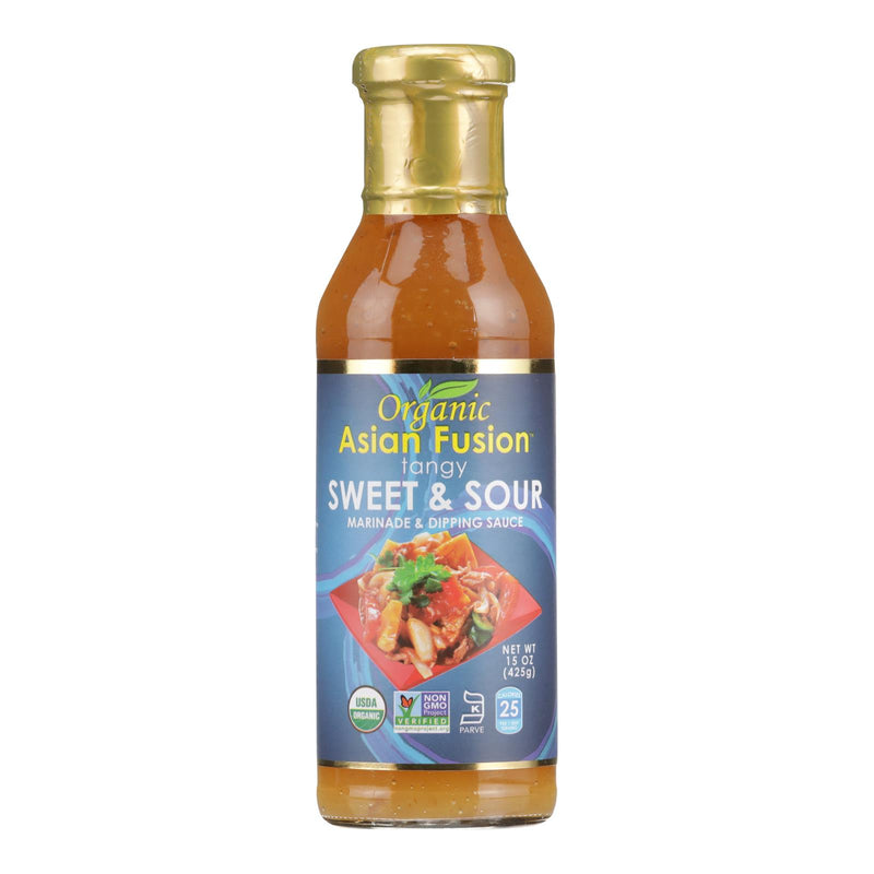 Asian Fusion Sauce - Sweet and Sour - Case of 6 - 15 fl Ounce.