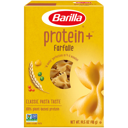 Farfalle Plus Barilla USA 14.5 Ounce Size - 12 Per Case.