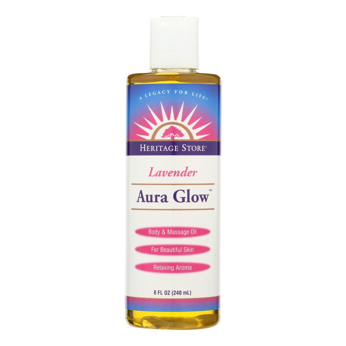 Heritage Products Aura Glow Skin Lotion Lavender - 8 fl Ounce