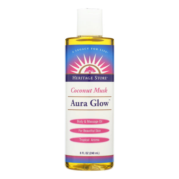 Heritage Products Aura Glow Massage Lotion Coconut - 8 fl Ounce