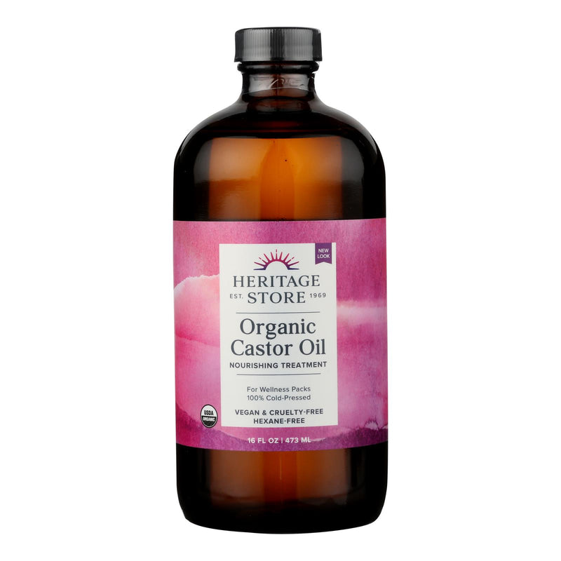 Heritage Store Herit Castor Oil - 16 fl Ounce