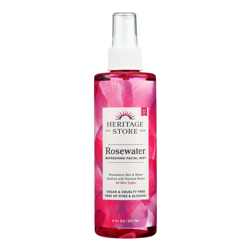 Heritage Products Rose Petals Rosewater Spray - 8 fl Ounce