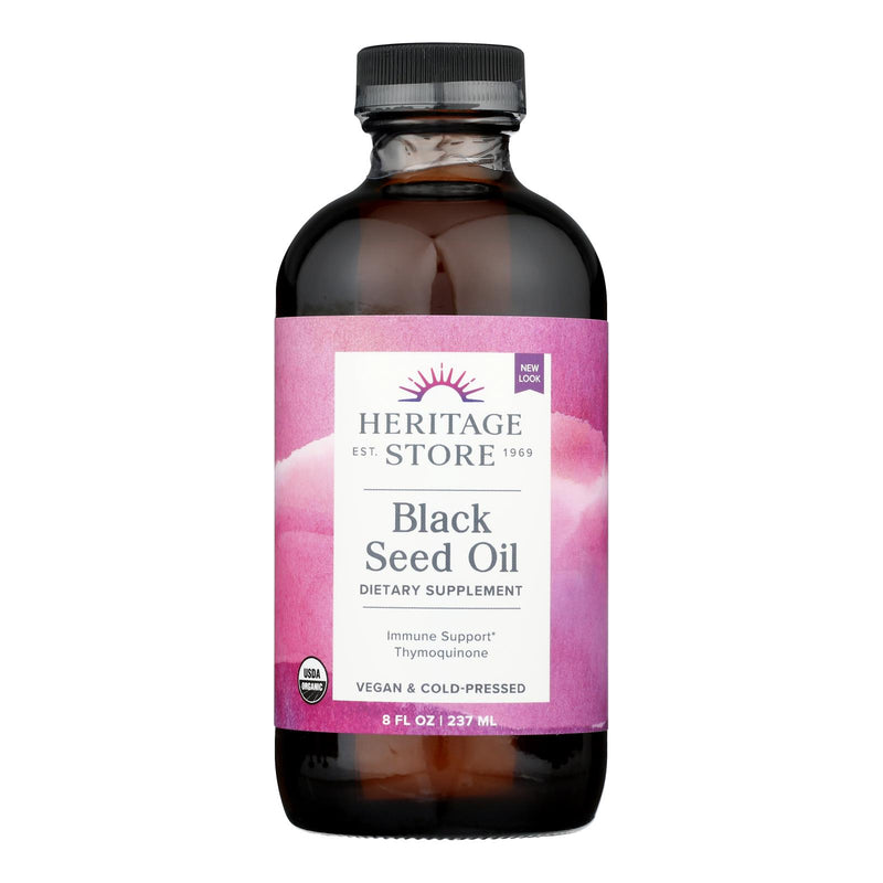 Heritage Store - Oil Black Seed - 1 Each - 8 Fluid Ounce