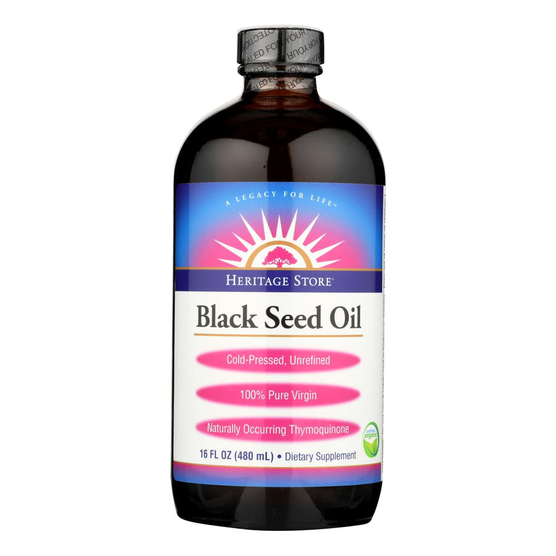 Heritage Store - Oil Black Seed - 1 Each - 16 Fluid Ounce