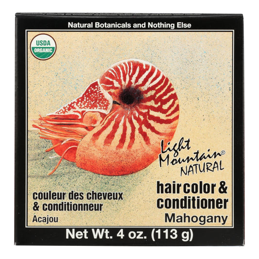 Light Mountain Hair Color - Mahogany - Case of 1 - 4 Ounce.