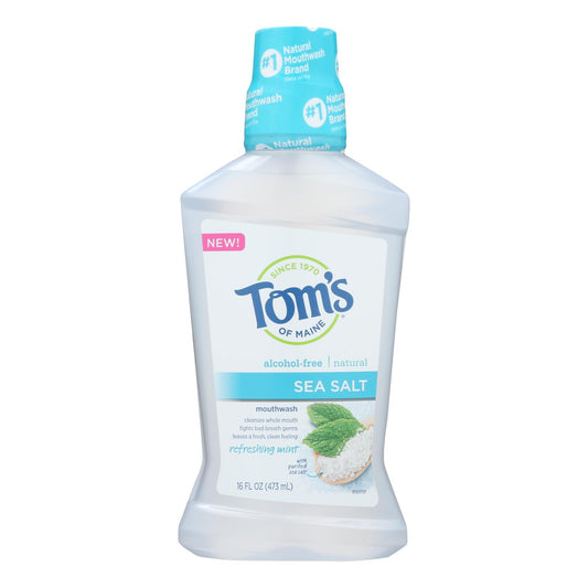 Tom's Of Maine - Mouthwash Sea Salt Mint - 1 Each - 16 Ounce