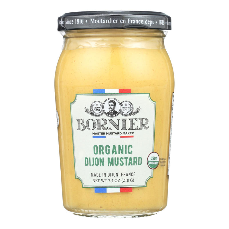 Bornier - Mustard - Organic Dijon - Case of 6 - 7.4 Ounce