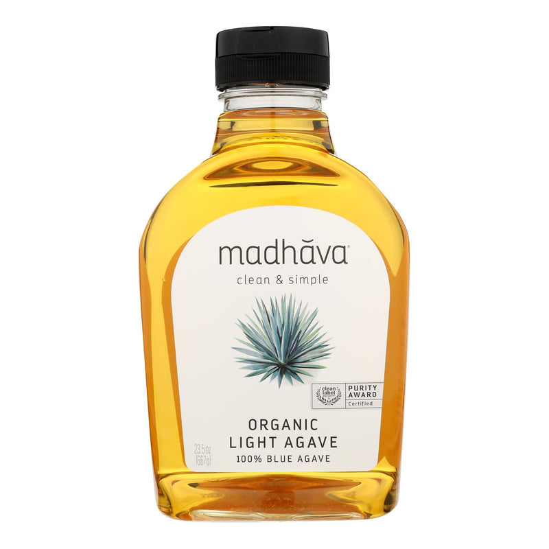 Madhava Honey Golden Light Agave - Case of 6 - 23.5 Ounce.