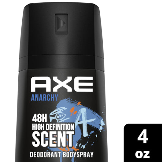 Axe Body Spray Anarchy Male 4 Ounce Size - 12 Per Case.