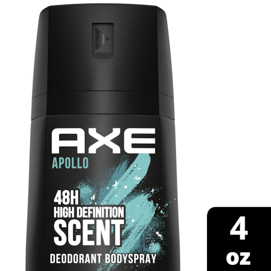 Axe Body Spray Apollo 4 Ounce Size - 12 Per Case.