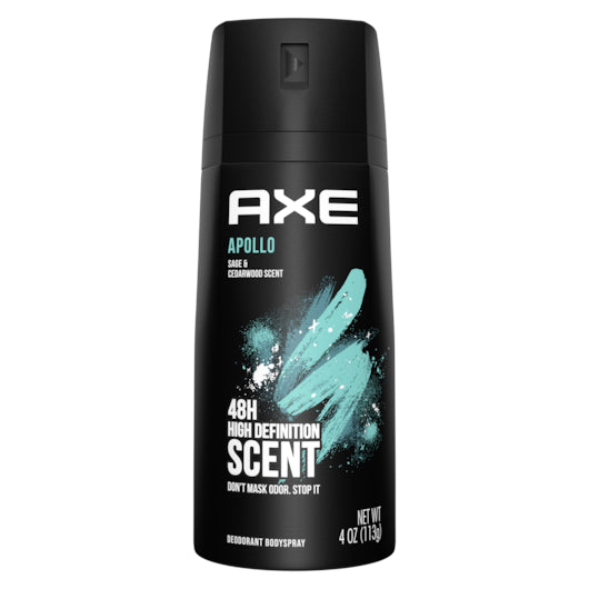 Axe Body Spray Apollo 4 Ounce Size - 12 Per Case.