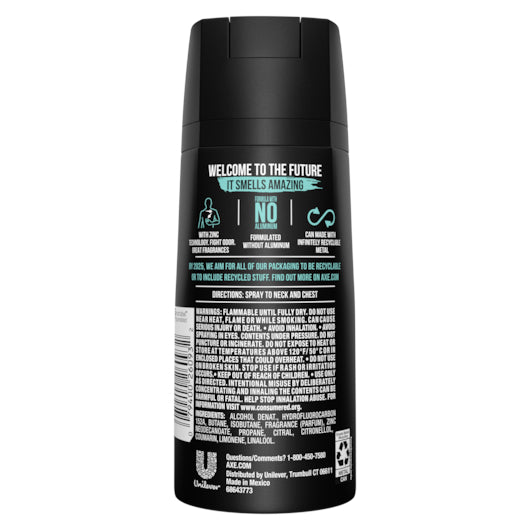 Axe Body Spray Apollo 4 Ounce Size - 12 Per Case.