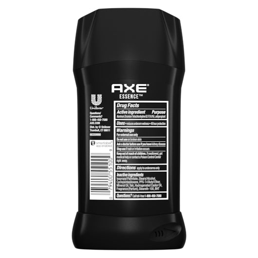 Axe Invisible Solid Deodorant Essence 2.7 Ounce Size - 12 Per Case.