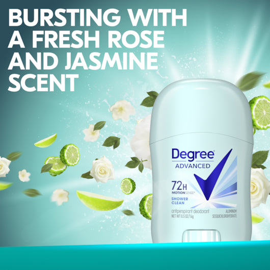 Degree Anti Perspirant Shower Clean For Women 17 Grams Each - 36 Per Case.